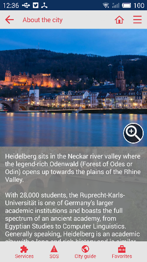 Heidelberg city guide Screenshot 2