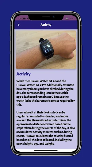 AcclaFit Smart Watch Guide Screenshot 1