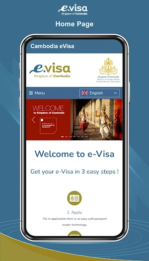 Cambodia eVisa Screenshot 0
