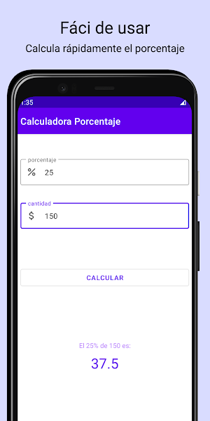 Calculadora Porcentaje Screenshot 0