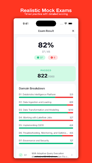 CertiQ for Databricks Screenshot 2
