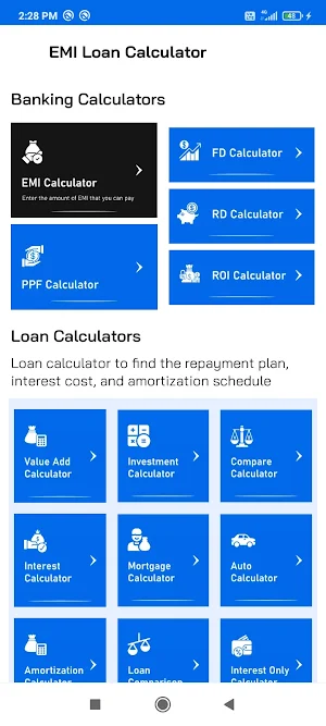 LoanGod - Emi Loan Calculator Screenshot 1