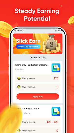 Slick Earn: Earn Money Job Screenshot 0