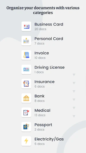 Digital Document Organizer Screenshot 0