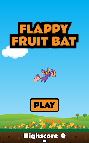 Flappy Fruit Bat Fun Screenshot 0