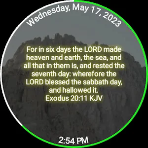 Ten Commandments Clock Screenshot 3
