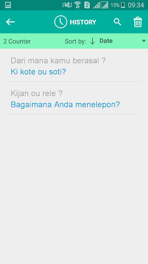 Haitian Creole Indonesian Translator Screenshot 3