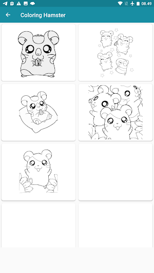 Hamster Coloring Book Screenshot 2