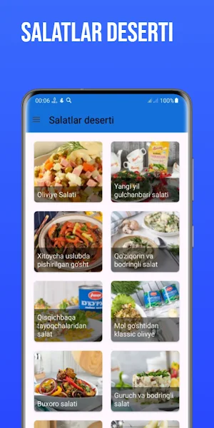 Salatlar deserti Screenshot 1
