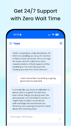 Faye | AI Self Care Companion Screenshot 1