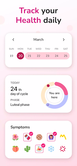 Ciclo-Health & Period tracker Screenshot 3