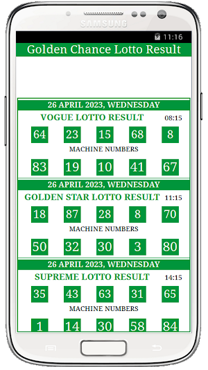 Golden Chance Lotto Screenshot 1