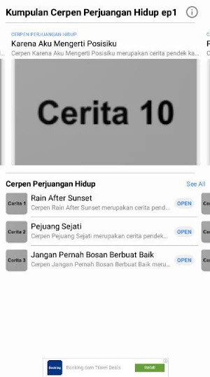 Kumpulan Cerpen Perjuangan Hid Screenshot 0