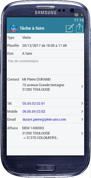 PARC Mobility Screenshot 1