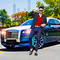 Luxury car photo editor frames