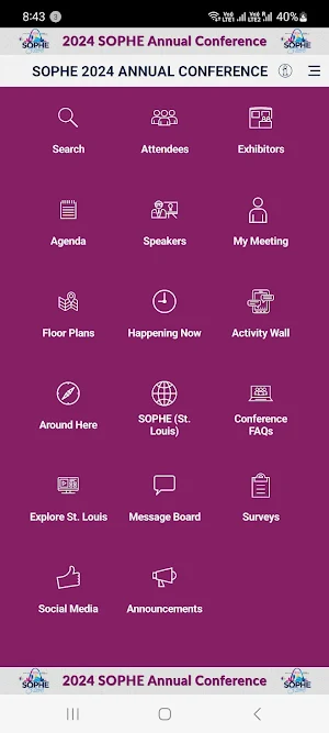 SOPHE 2024 Annual Conference Screenshot 1