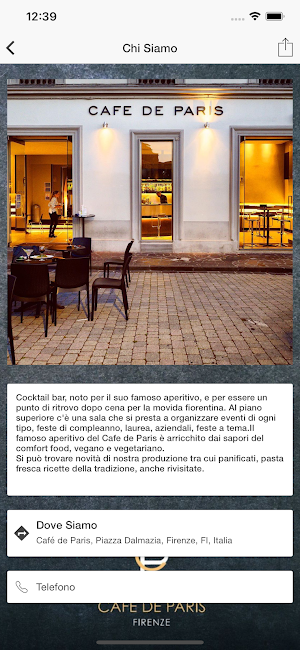Cafe de Paris Firenze Screenshot 2