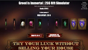 Greed Immortal Rift Simulator Screenshot 0