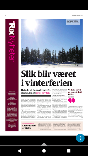 Kragerø Blad Vestmar eAvis Screenshot 1