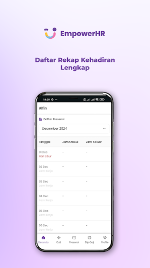 EmpowerHR Screenshot 2