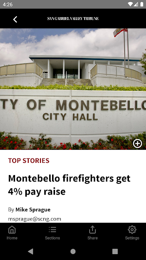 San Gabriel Valley Tribune Screenshot 1