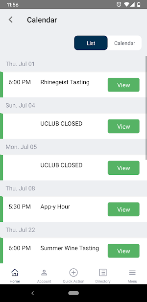 University Club Of Cincinnati Screenshot 2