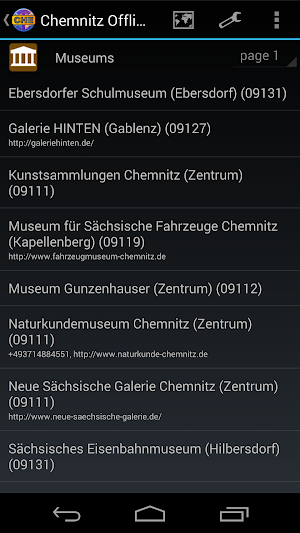 Chemnitz Offline City Map Screenshot 2