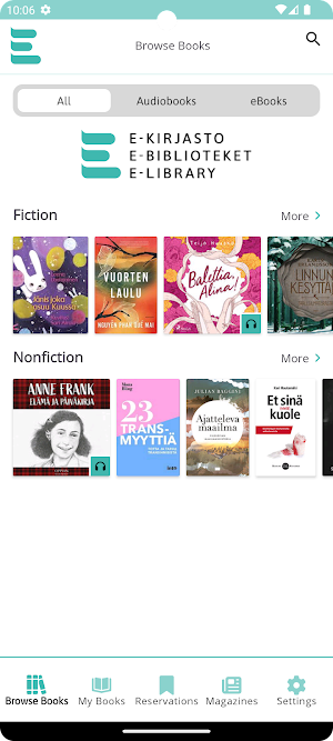 E-library Screenshot 0