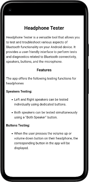 Headphone Tester Screenshot 3