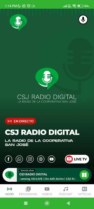Csj Radio digital Screenshot 1