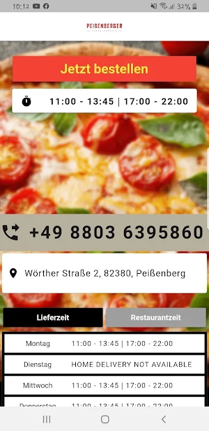 Peißenberger Pizza Screenshot 0
