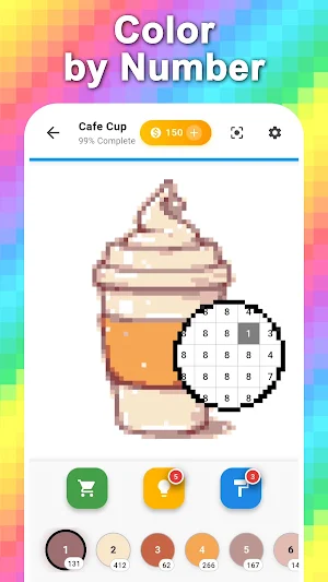 NumColor：Color by Number Screenshot 1