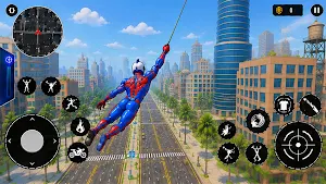 Spider Rope Hero City battle Screenshot 3