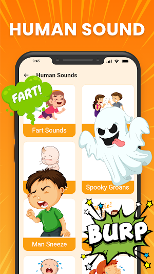 Prank Sounds: Air Horn & Fart Screenshot 1