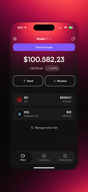 Onsei Wallet Screenshot 0
