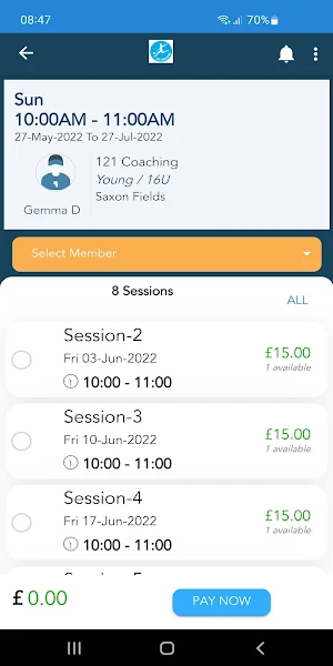 GD Coaching Screenshot 2