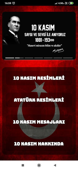 10 Kasım Atatürk Günü 2022 Screenshot 0