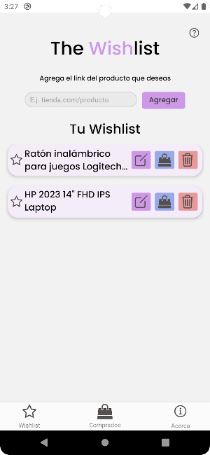 The Wishlist - Lista de deseos Screenshot 0
