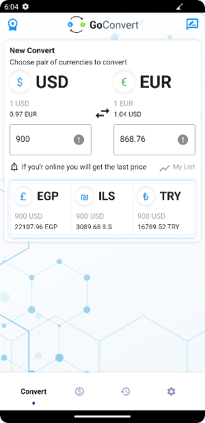GoConvert - Currency Converter Screenshot 0