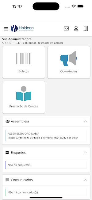 Holdcon Adm Screenshot 2