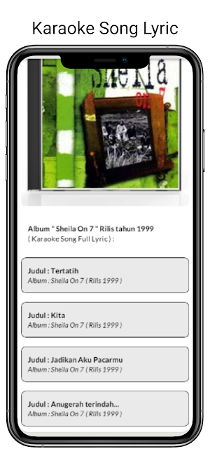 Karaoke Song Sheila On 7 Screenshot 3