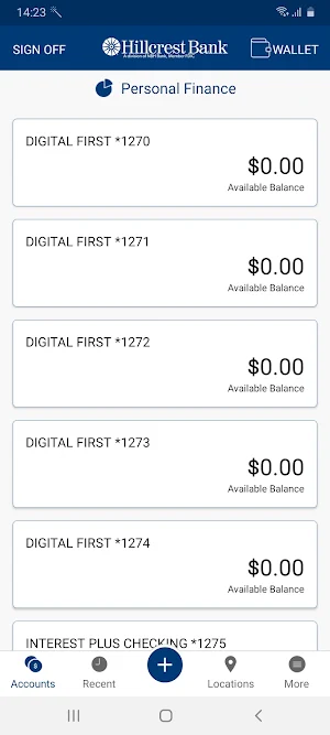 Hillcrest Bank Mobile Screenshot 1