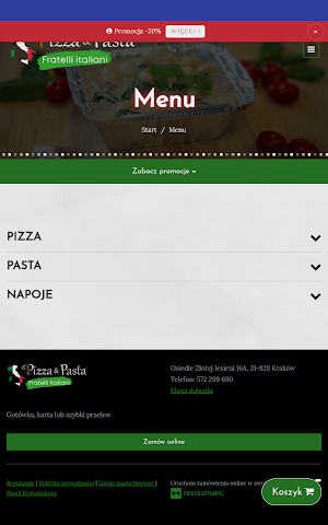 Fratelli Italiani Pizza&Pasta Screenshot 2