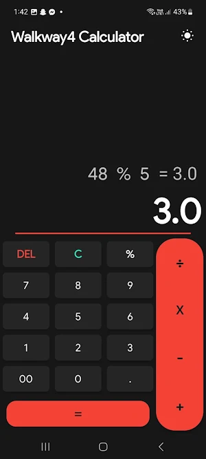 Walkway4 calculator Screenshot 3