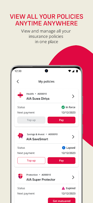 AIA+ Sri Lanka Screenshot 2