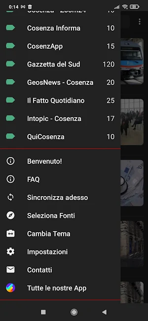 Cosenza notizie Screenshot 1