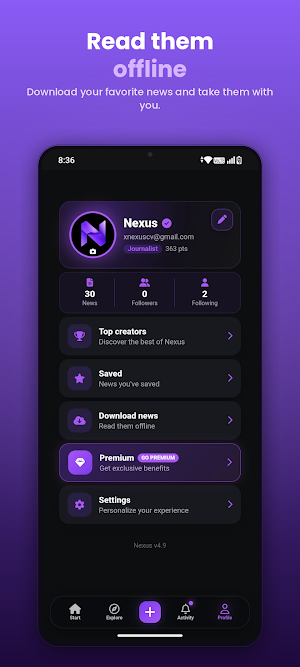 Nexus Screenshot 3