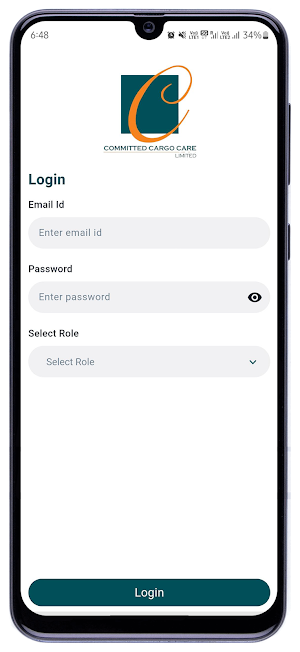 CCCL Shipment Status Screenshot 1