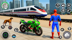 Spider Rope Hero Rescue City Screenshot 1