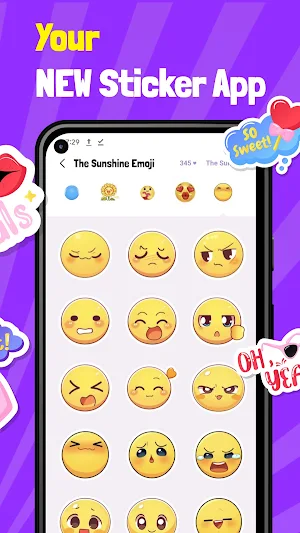 Sticker + emoji WASticker Screenshot 1